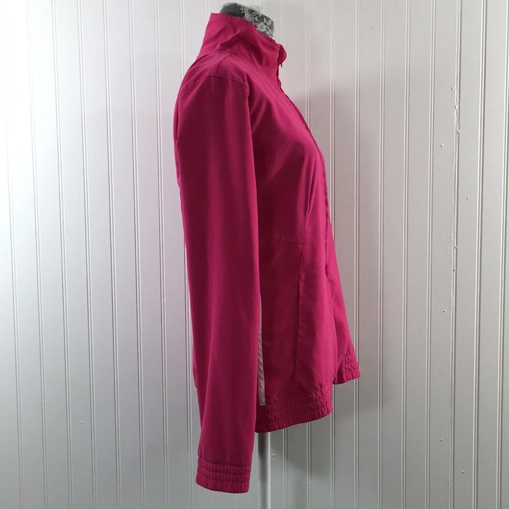 Adidas Pink Track Jacket Full Zip Jogging Training - Picture 3 of 11